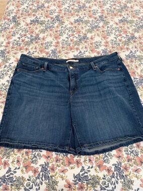 Levi's Dark Blue Denim Jean Shorts